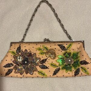 Max mayer Embellished Floral Evening Clutch